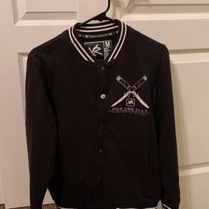 Black Young & Reckless bomber jacket